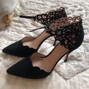 Anthropologie Klub Nico Black Heels